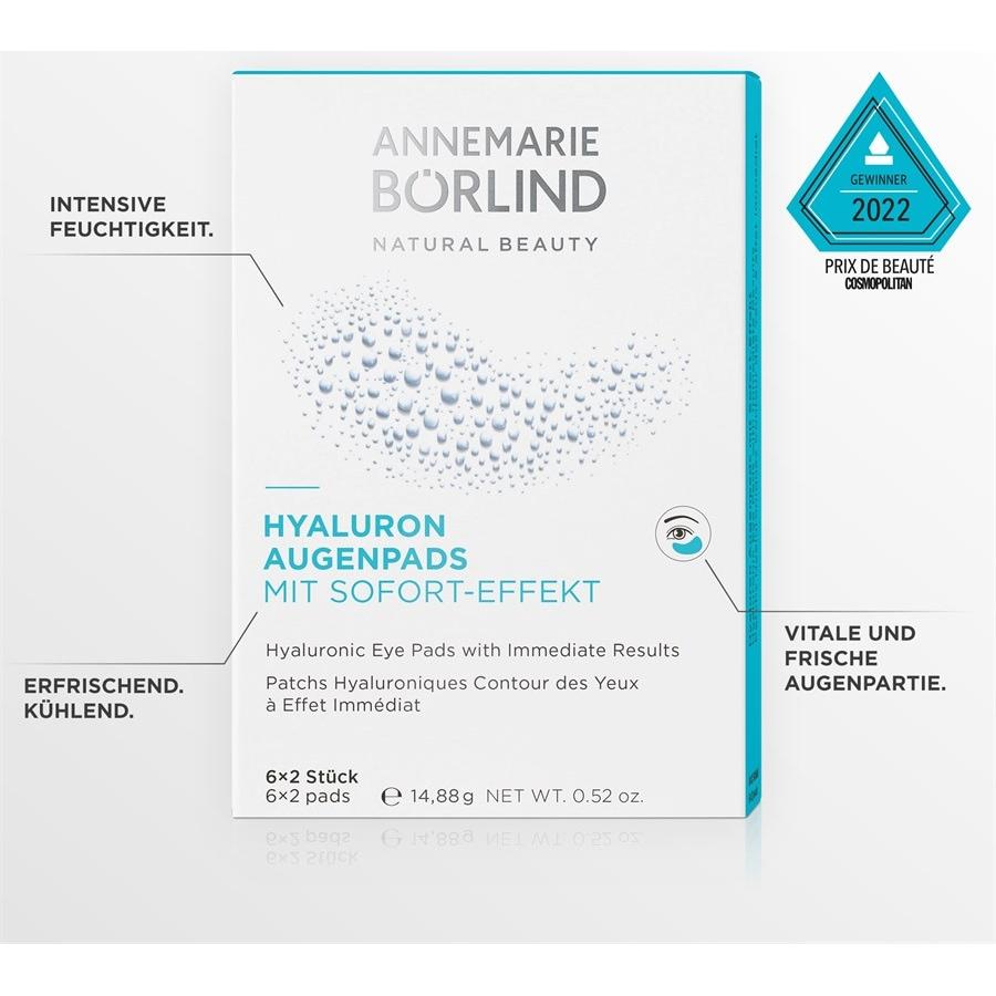 AUGE & LIPPE Hyaluron Augenpads mit Sofort-Effekt von ANNEMARIE BÖRLIND 50% Rabatt für begrenzte Zeit