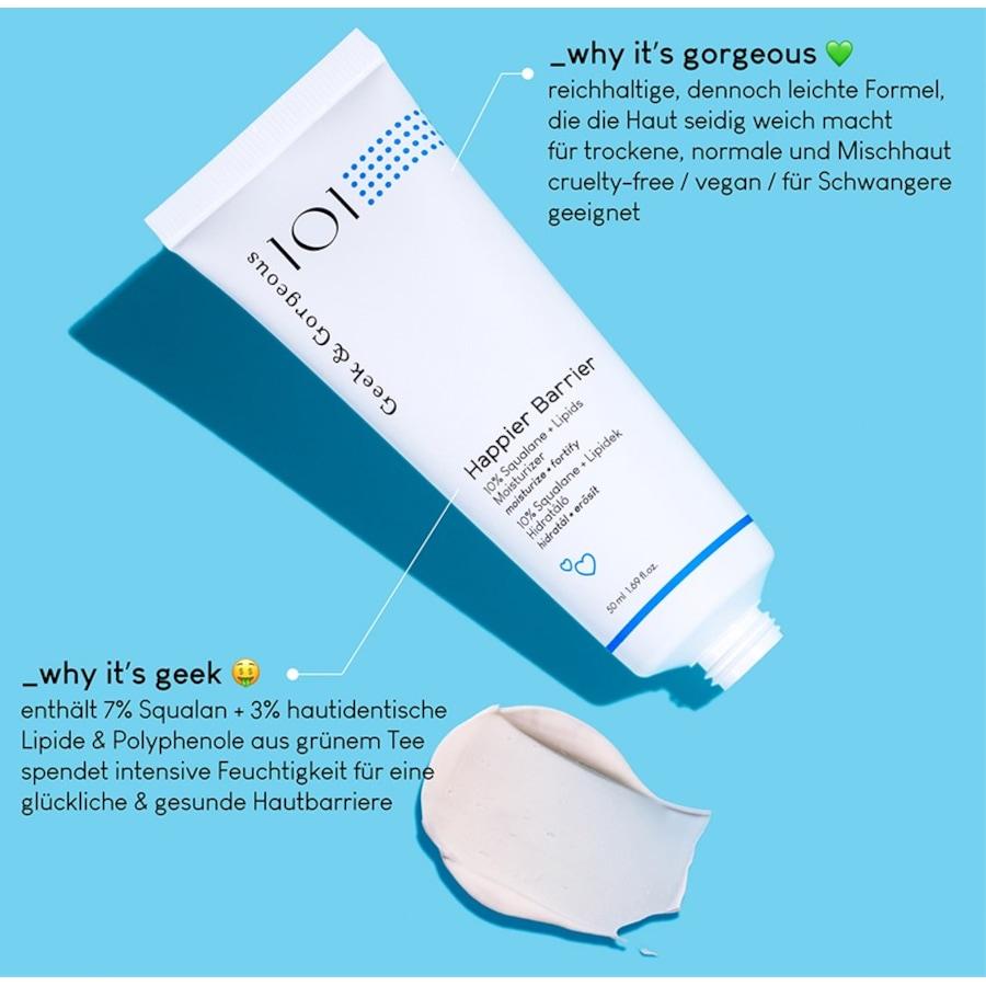101 Basics Happier Barrier Moisturizer von Geek & Gorgeous Nur noch ein Tag übrig