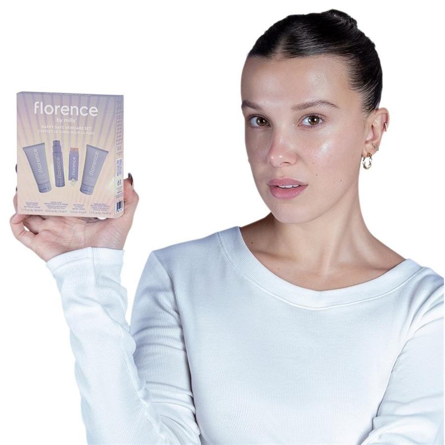 Moisturize Geschenkset Happy Days Skincare Set von florence by mills Sonderangebot