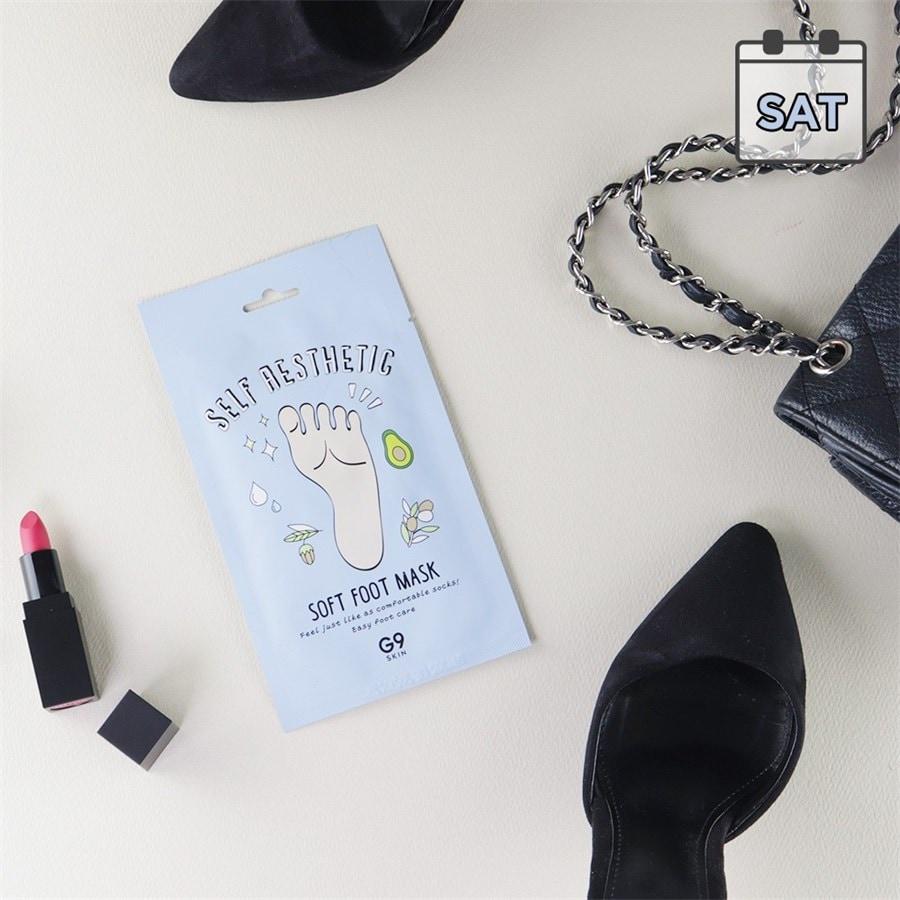 G9 Skin Self Aestetic Soft Foot Mask Super Rabatt