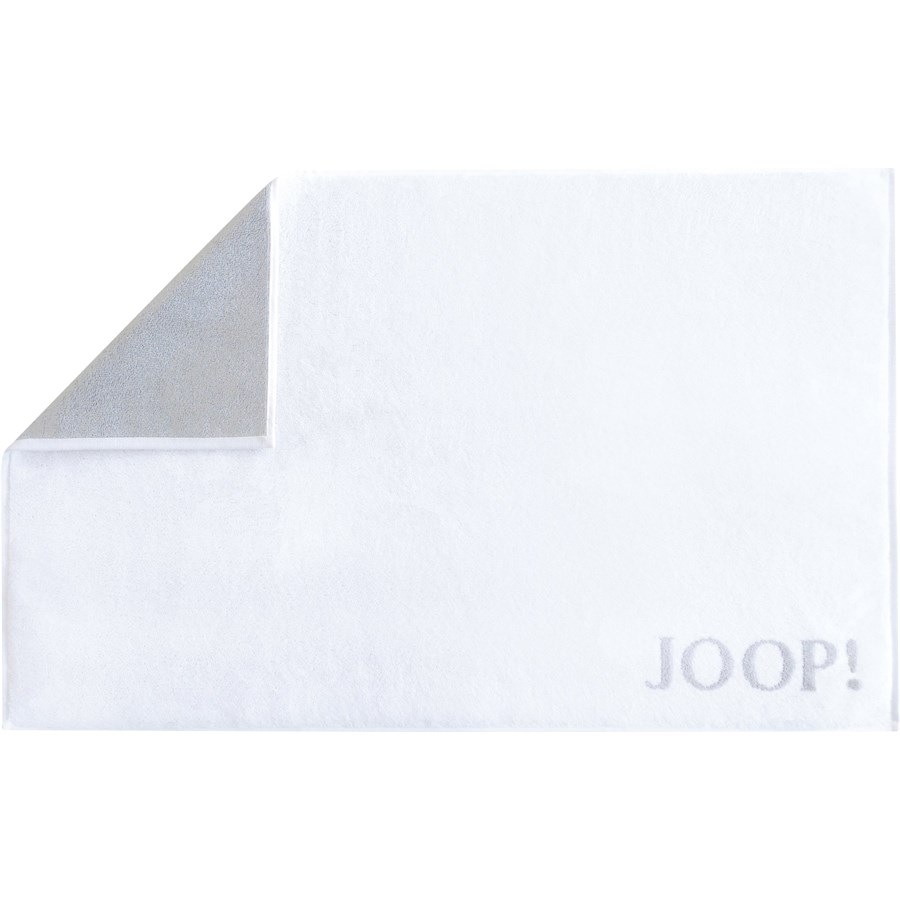 Classic Doubleface Badematte Weiß/Silber von JOOP