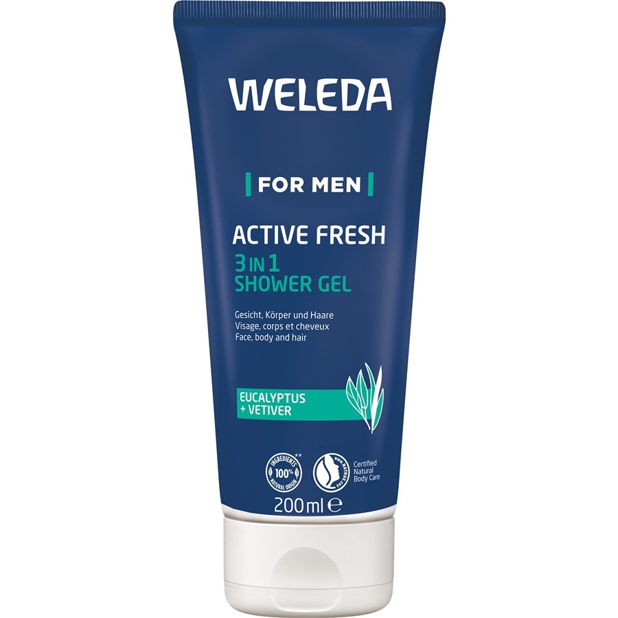 Duschgel For Men Active Fresh 3in1 Shower Gel von Weleda Auslauf