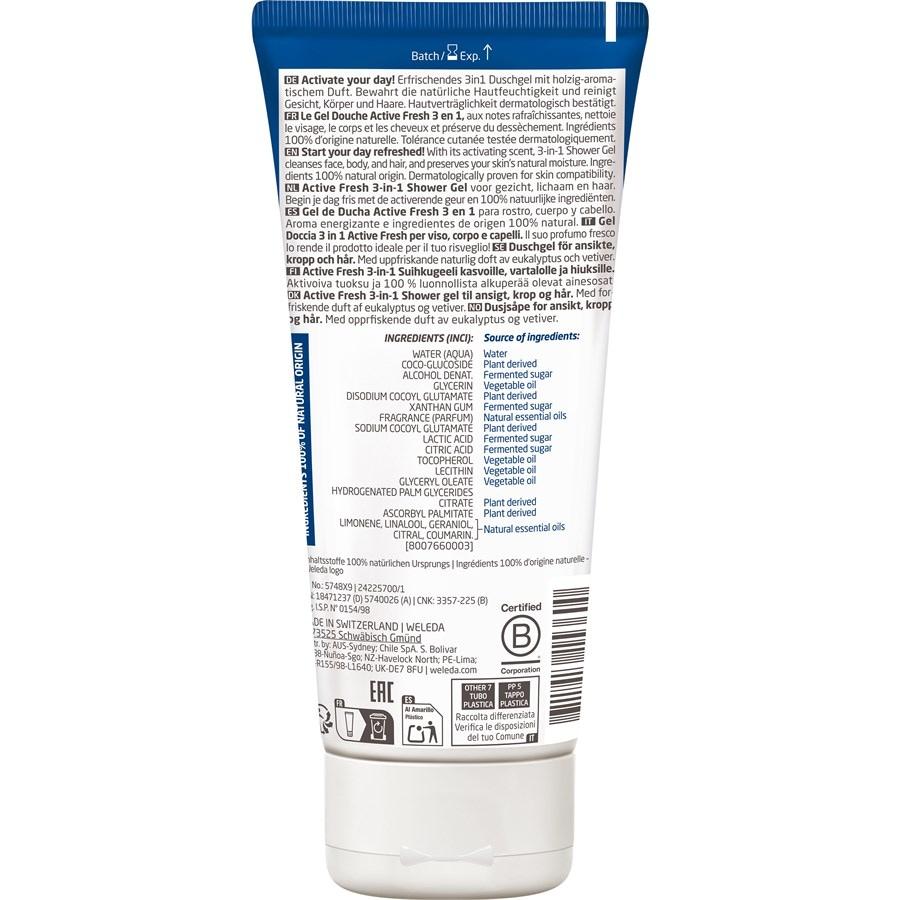 Duschgel For Men Active Fresh 3in1 Shower Gel von Weleda Auslauf