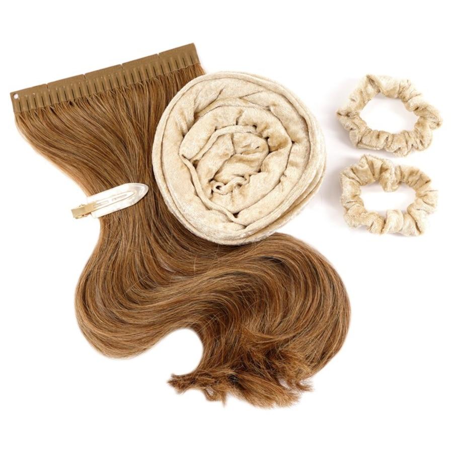 Original Velvet Lockenband Shiny Beige von Lotta Curls ❤️ Online kaufen Weihnachtsangebot