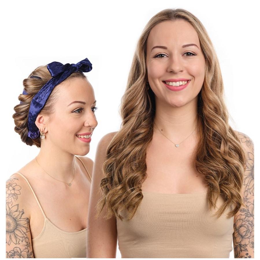 Original Velvet Lockenband Shiny Beige von Lotta Curls ❤️ Online kaufen Weihnachtsangebot
