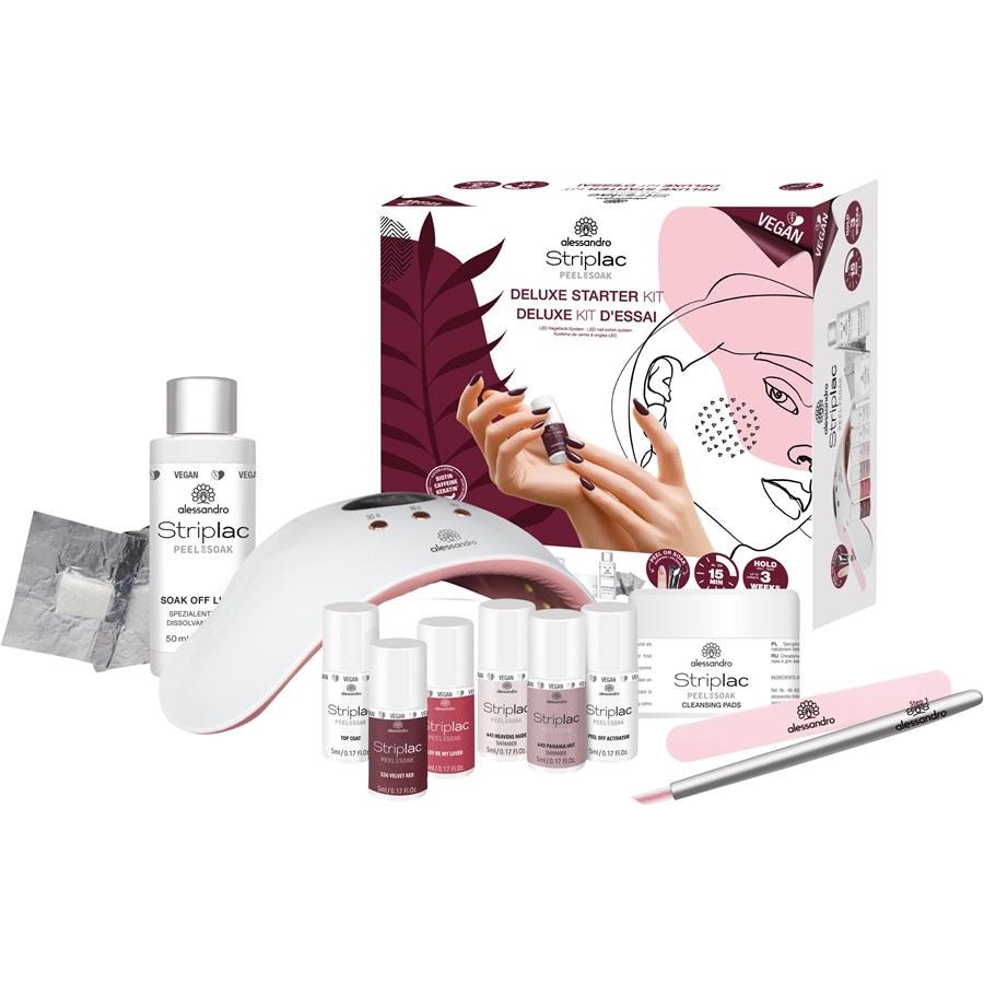 Striplac Peel Or Soak Sets Deluxe Starter Kit - Vegan von Alessandro Clearance-Verkauf