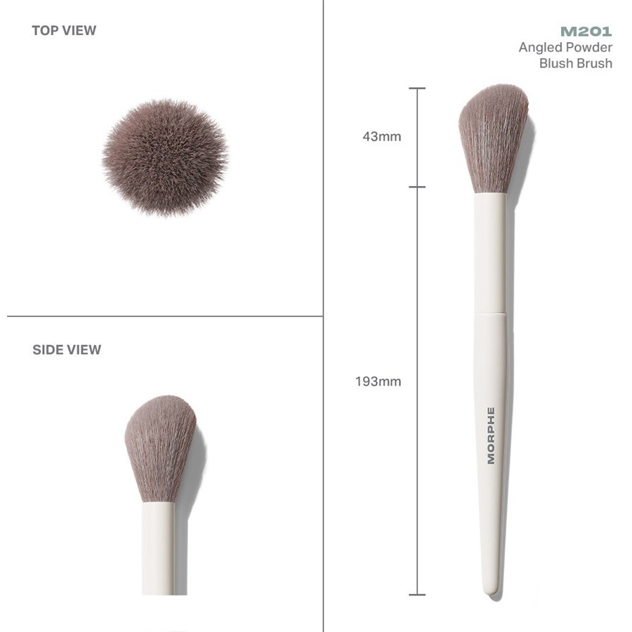 Gesichtspinsel-Sets M201 Angled Powder Blush Brush von Morphe ❤️ Online kaufen Heißer Verkauf
