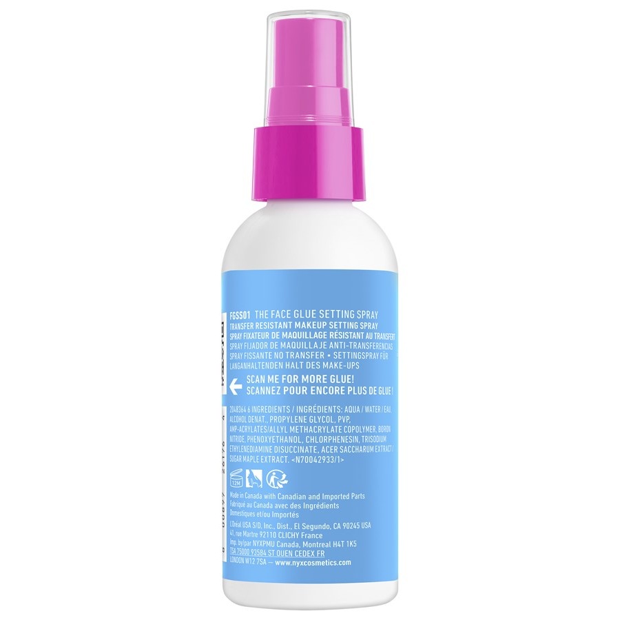 Spray The Face Glue Extreme Hold Makeup Setting Spray von NYX Professional Makeup Günstiger Verkauf