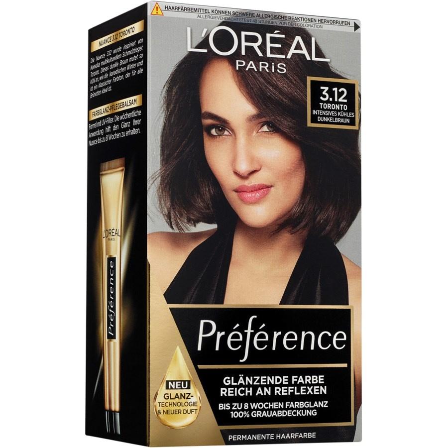 Préférence Permanente Glänzende Farbe von L’Oréal Paris Exklusive Angebote