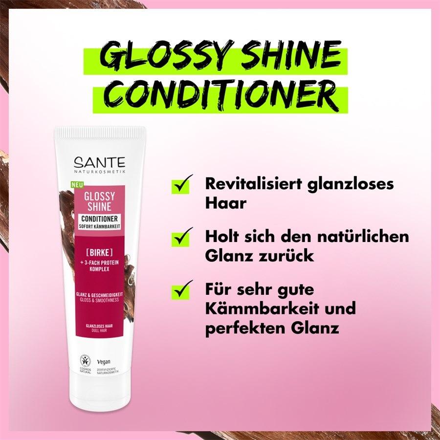 Spülung Glossy Shine Conditioner von Sante Naturkosmetik Kostenlose Rückgabe