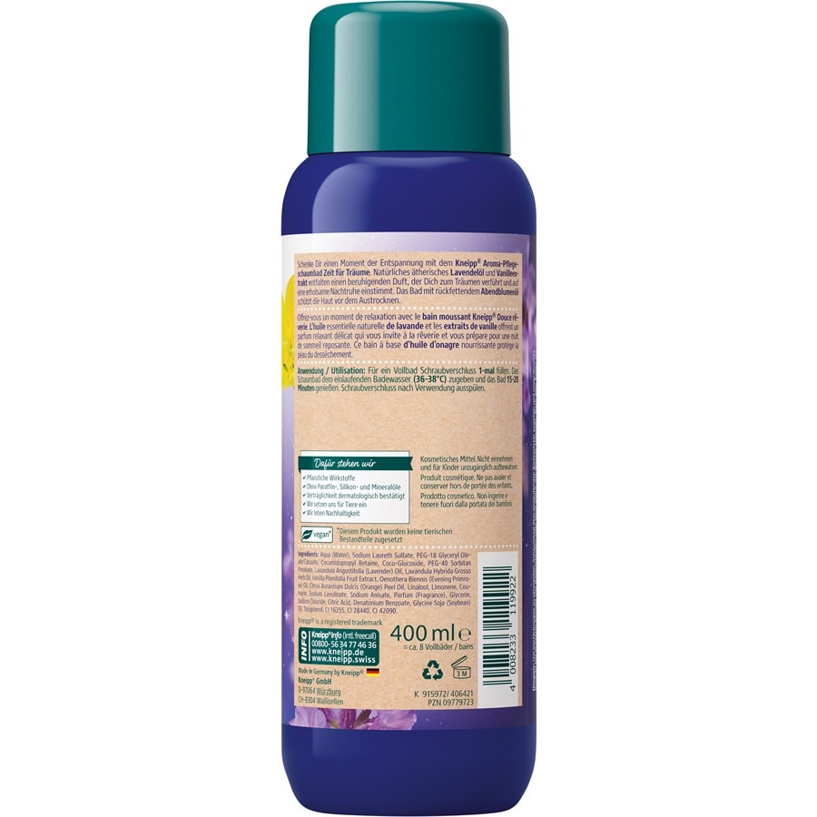 Kneipp Schaum- & Cremebäder Aroma-Pflegeschaumbad Zeit für Träume Discount Store für neue Produkte