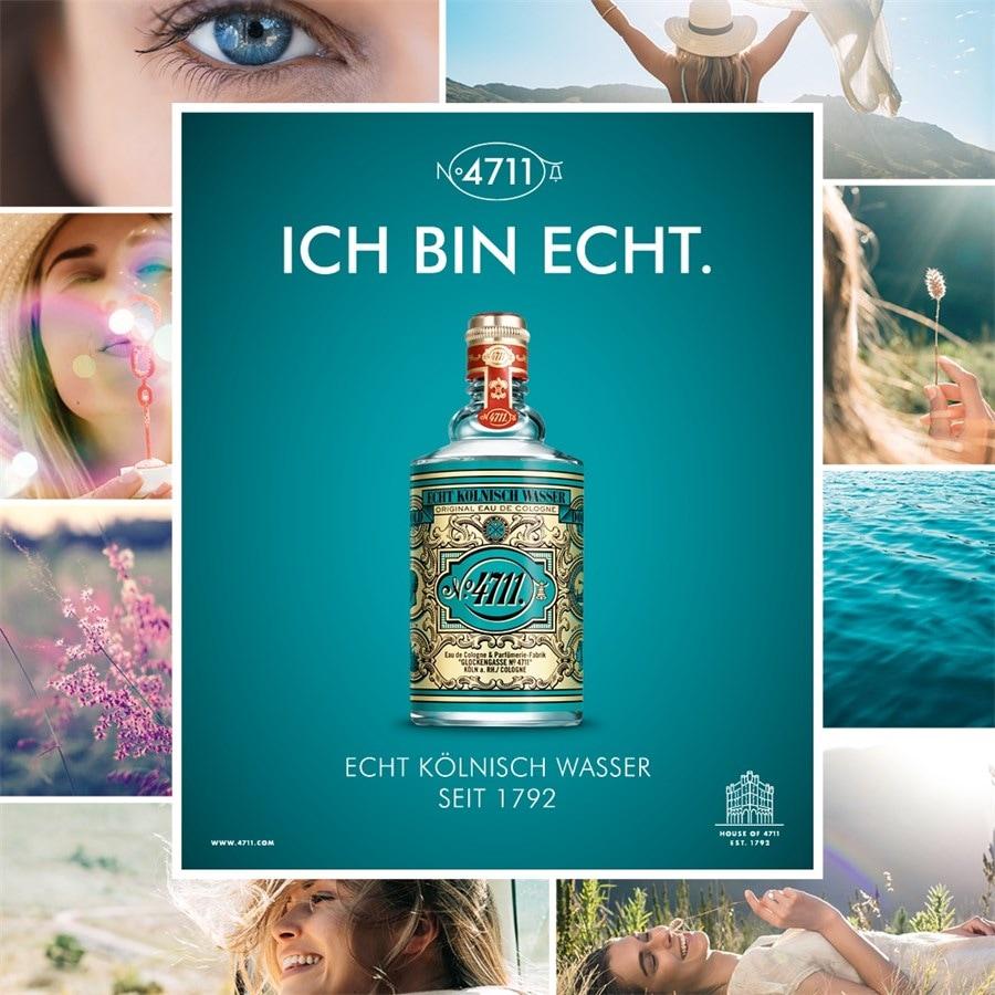 Echt Kölnisch Wasser Eau de Cologne Molanusflasche Schüttflakon von 4711 Muttertagsangebot