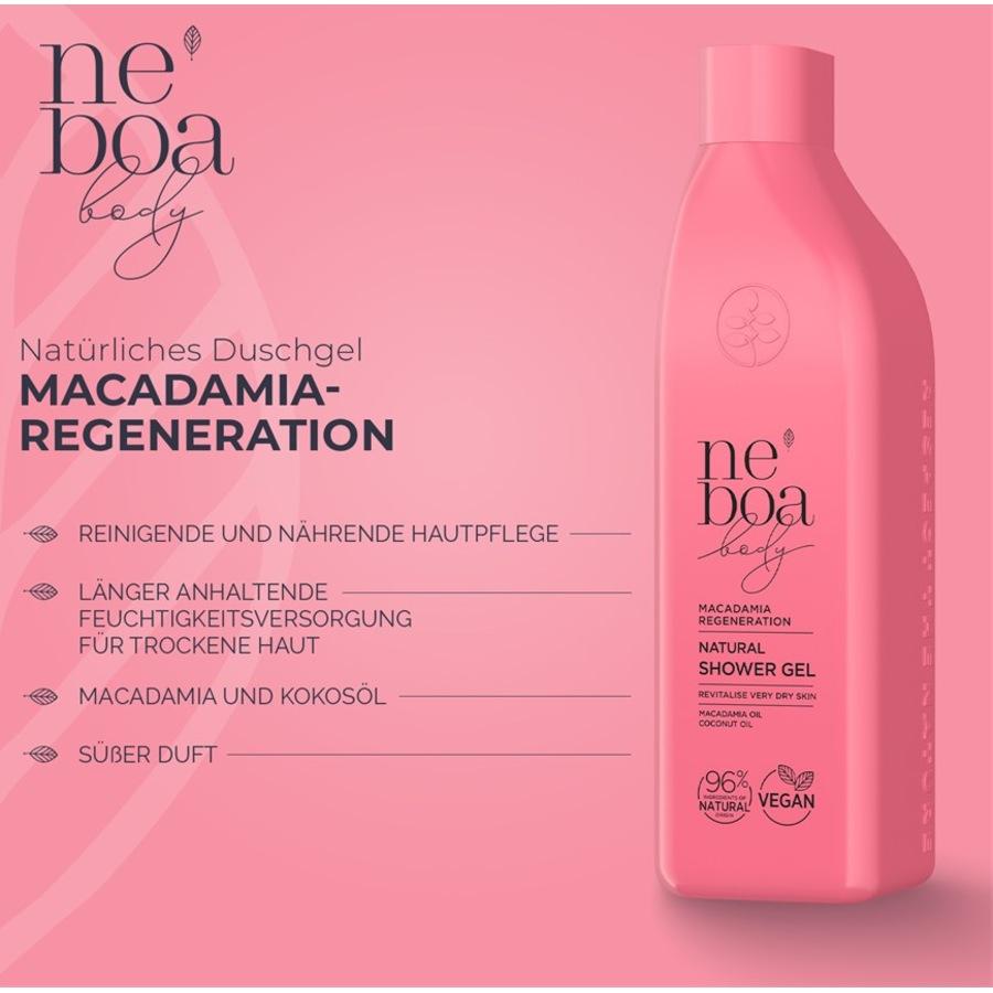 Macadamia Regeneration Natural Shower Gel Very Dry Skin von Neboa Weihnachtsangebot