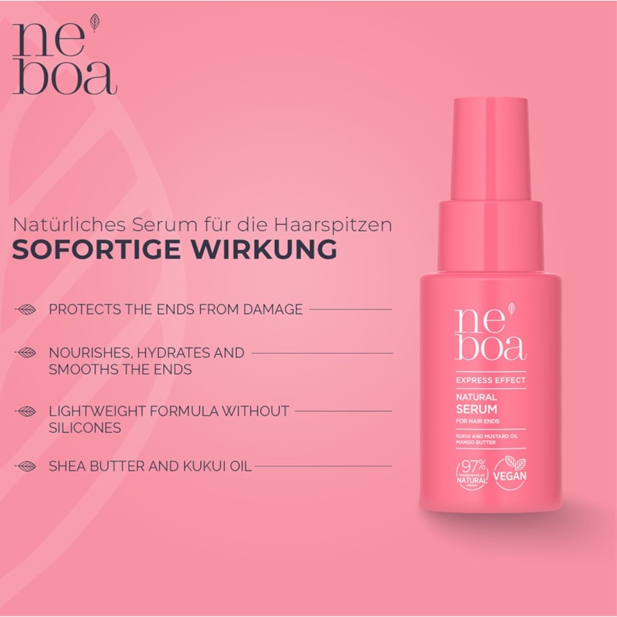 Express Effect Natürliches Serum Für die Haarspitzen von Neboa Wochenangebot
