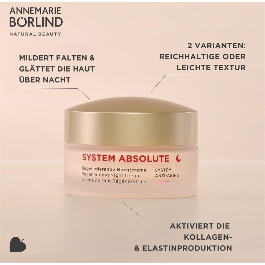 SYSTEM ABSOLUTE Regenerierende Nachtcreme von ANNEMARIE BÖRLIND Begrenzte Freigabe