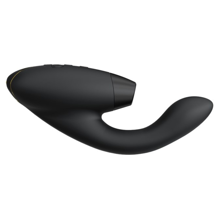 Duo 2 Luxuriöser Dual Stimulator Mit Pleasure Air Technologie Für Die Klitoris Und Vibration für den G-Punkt Black von Womanizer Rabatte dieses Monats