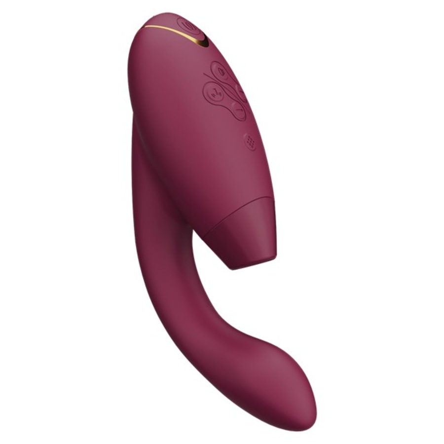 Duo 2 Luxuriöser Dual Stimulator Mit Pleasure Air Technologie Für Die Klitoris Und Vibration Für Den G-Punkt Boradeaux von Womanizer 2025