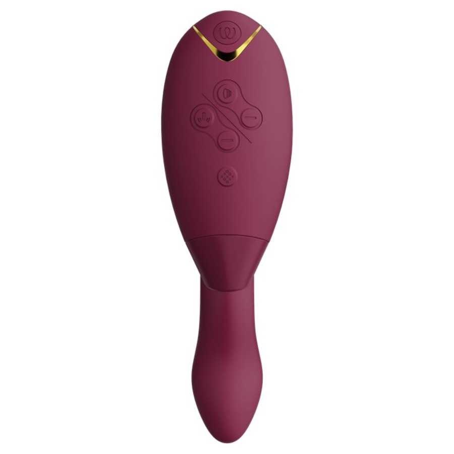 Duo 2 Luxuriöser Dual Stimulator Mit Pleasure Air Technologie Für Die Klitoris Und Vibration Für Den G-Punkt Boradeaux von Womanizer 2025
