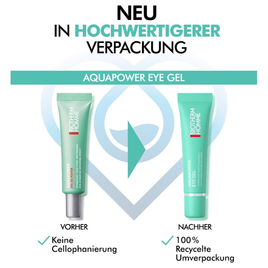 Aquapower Fresh Eyes Eye De-Puffer von Biotherm Homme Neueste Mode