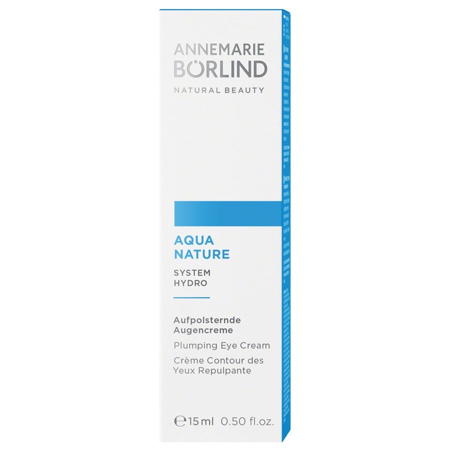 AQUANATURE Aufpolsternde Augencreme von ANNEMARIE BÖRLIND Kauf eins, bekomm eins gratis