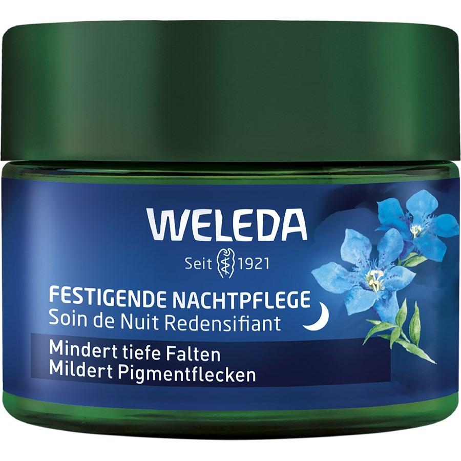 Nachtpflege Festigende Nachtpflege Blauer Enzian & Edelweiss von Weleda Kostenloser Versand international