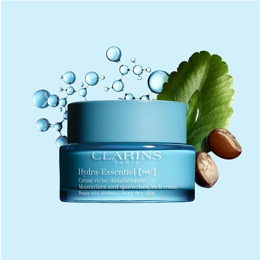 Hydra-Essentiel [HA²] Crème riche désaltérante - Peaux très sèches von CLARINS Schlussverkauf