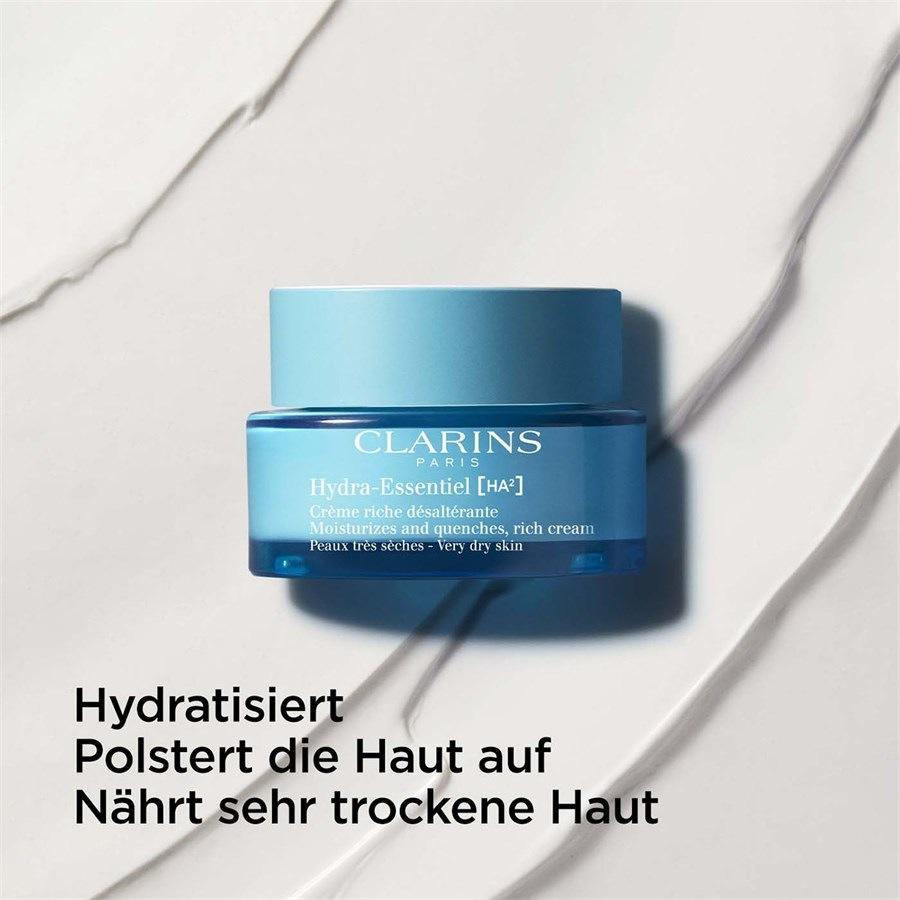 Hydra-Essentiel [HA²] Crème riche désaltérante - Peaux très sèches von CLARINS Schlussverkauf