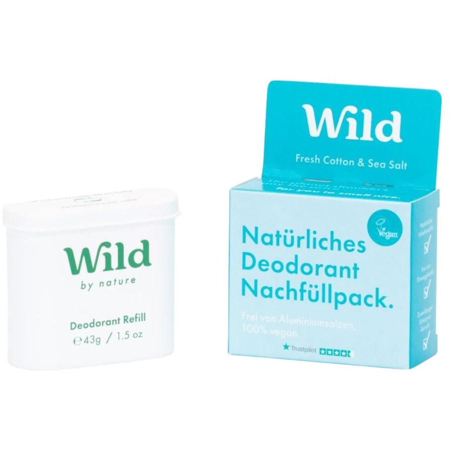 Deodorant Refill Fresh Cotton Refill von Wild Günstiger Verkauf
