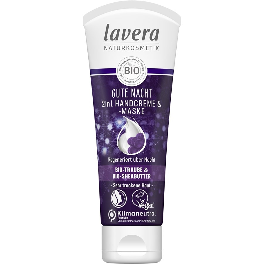 Lavera Gute Nacht 2-in-1 Handcreme & Maske