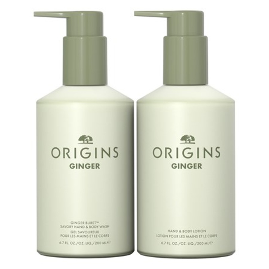 Ginger Aromatic Hand Wash & Lotion Duo von Origins Fabrik Onlineshop