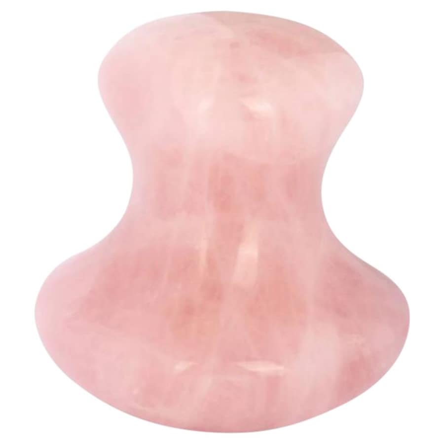 Gua Sha Rosenquarz Mushroom von Yu Beauty