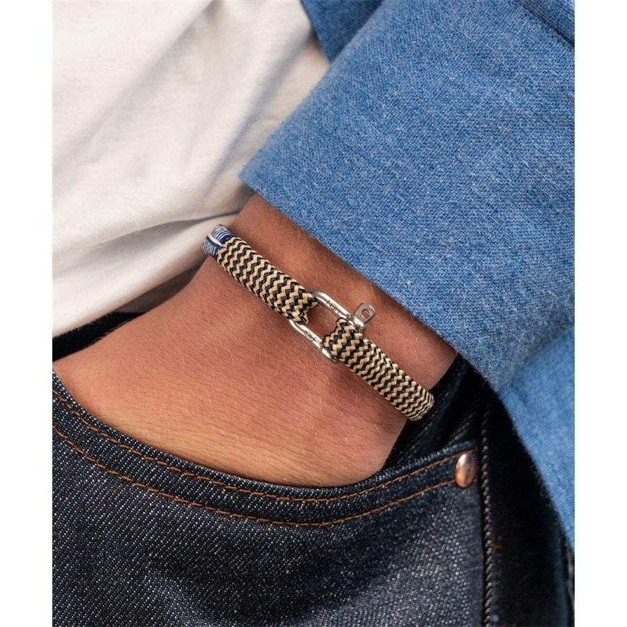 Nautische Armbänder Vicious Vik Navy-Sand Neueste Stile