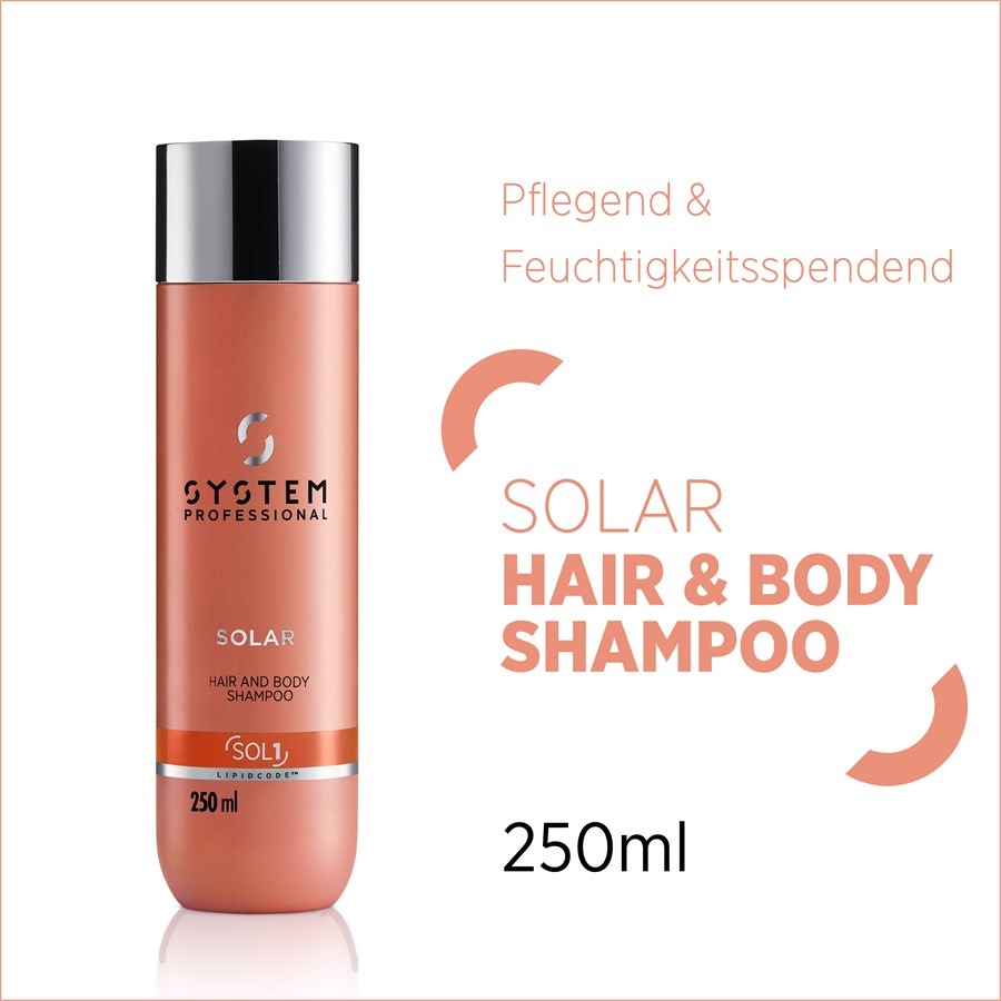 Solar Hair & Body Shampoo SOL1 von System Professional Lipid Code Speichern exportieren