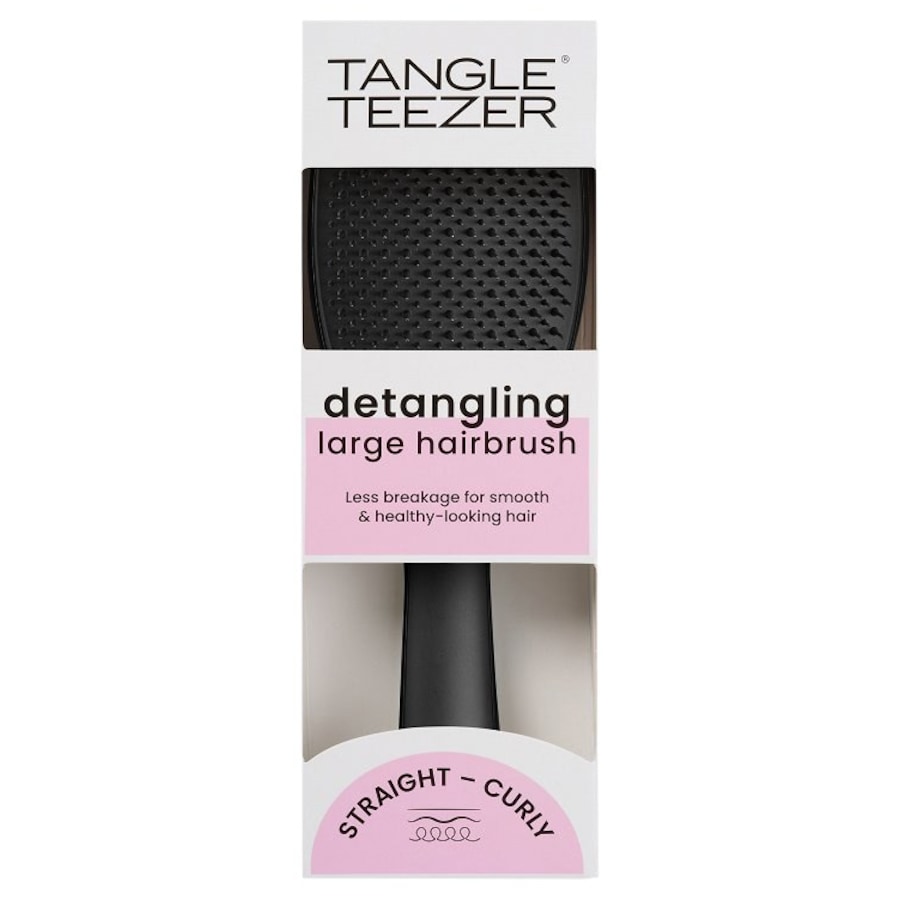 The Wet Detangler Ultimate Large - Black Gloss Straight & Curly Hair von Tangle Teezer Black Friday Preise