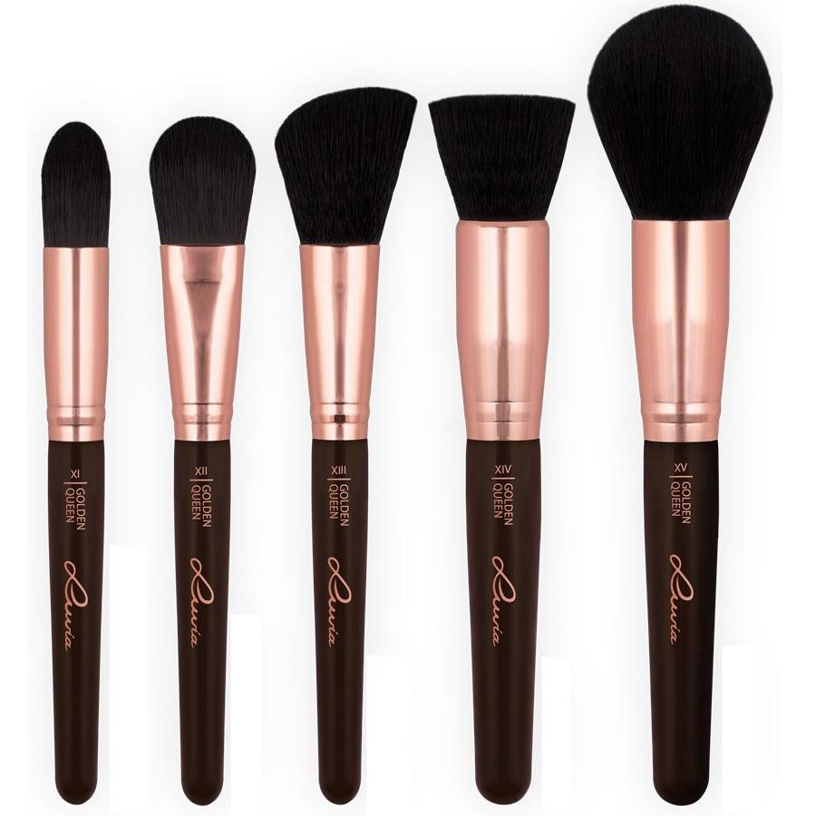 Pinselset Golden Queen Set Rose Gold von Luvia Cosmetics Auslauf