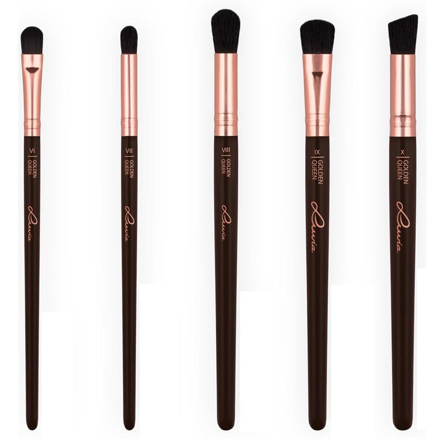 Pinselset Golden Queen Set Rose Gold von Luvia Cosmetics Auslauf