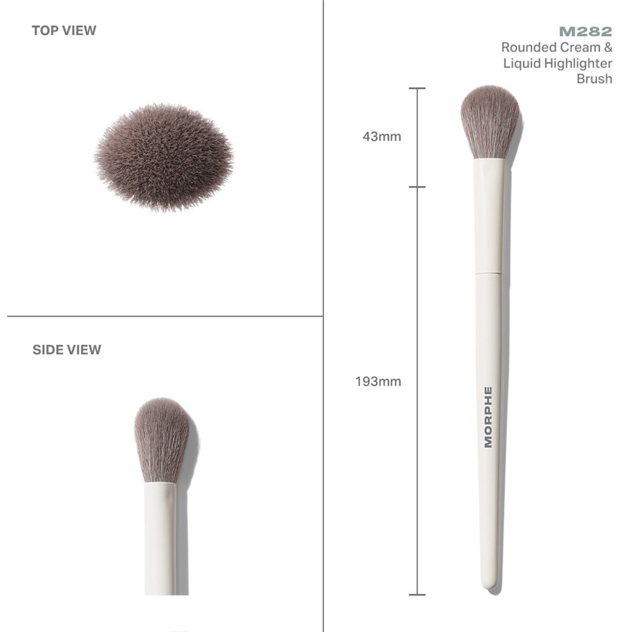 Gesichtspinsel M282 Rounded Cream & Liquid Highlight Brush von Morphe ❤️ Online kaufen Schlussverkauf