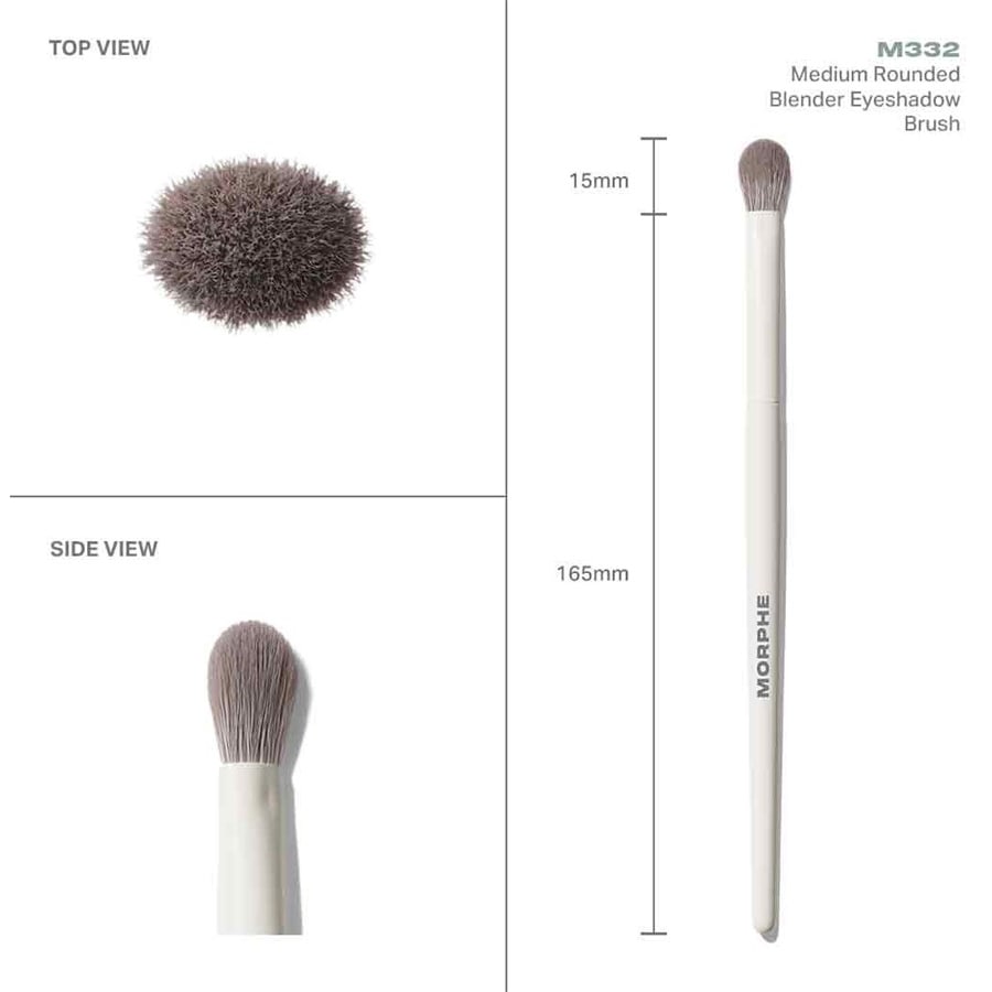 Augenpinsel M332 Medium Rounded Blender Eyeshadow Brush von Morphe ❤️ Online kaufen Kostenloser Versand