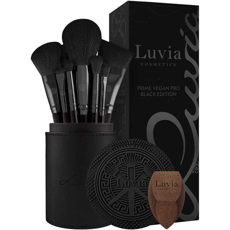 Pinselset Prime Vegan Pro Set Black von Luvia Cosmetics