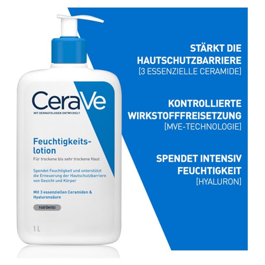 Trockene bis sehr trockene Haut Feuchtigkeitslotion von CeraVe Meist gekauft