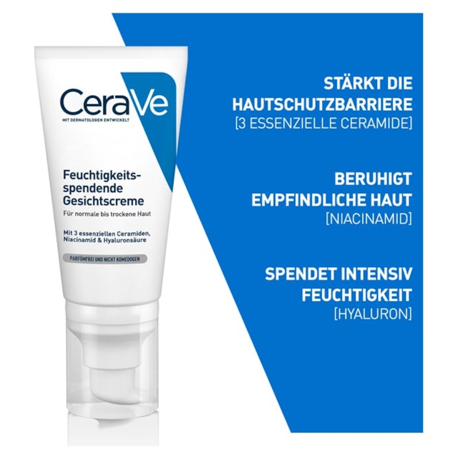Normal bis trockene Haut Feuchtigkeitsspendende Gesichtscreme von CeraVe Blitzverkäufe