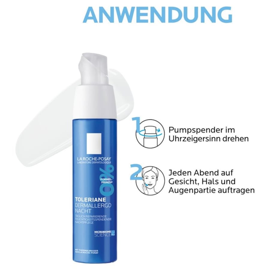 Gesichtspflege Toleriane Dermallergo Nacht von La Roche Posay Rabatt