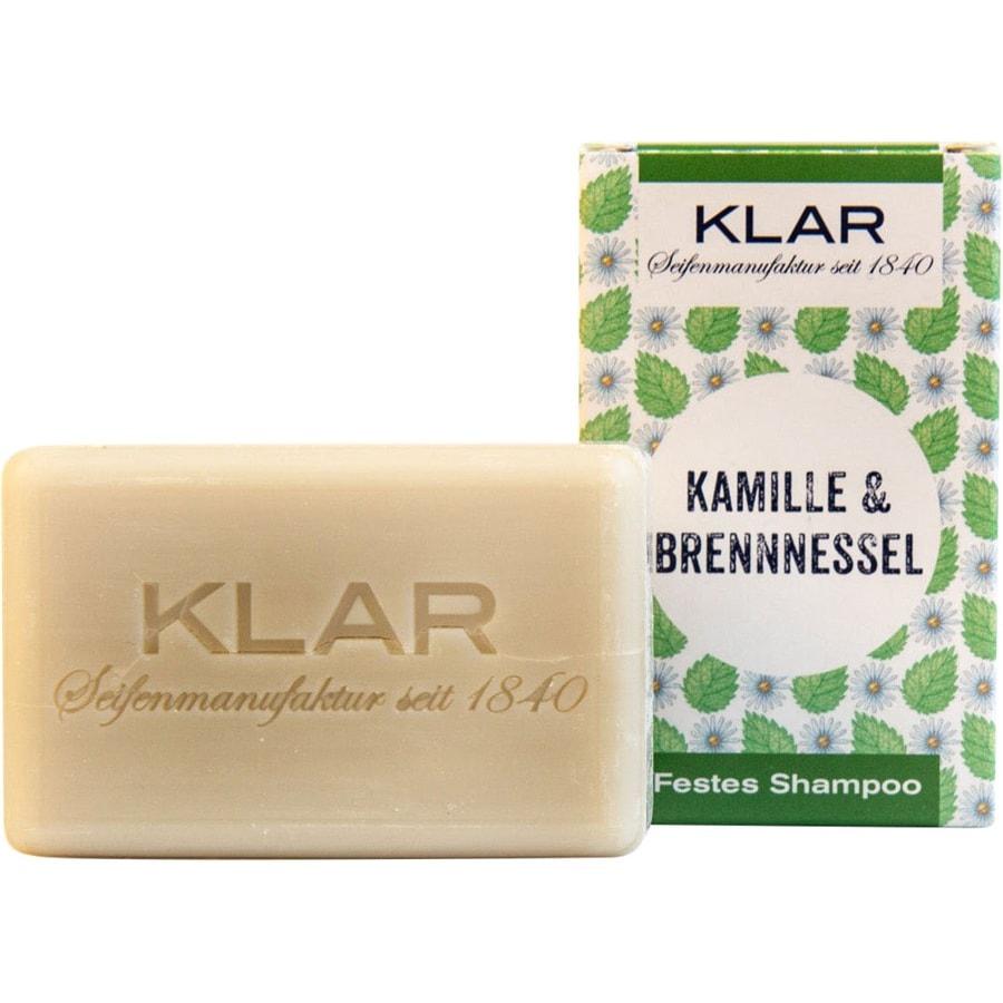 Festes Shampoo Kamille & Brennnessel von Klar Seifen