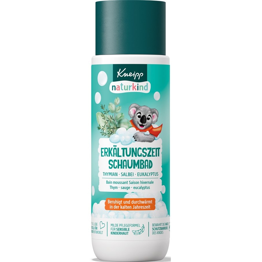 Sprudelbäder Schaumbad Erkältungszeit Naturkind von Kneipp