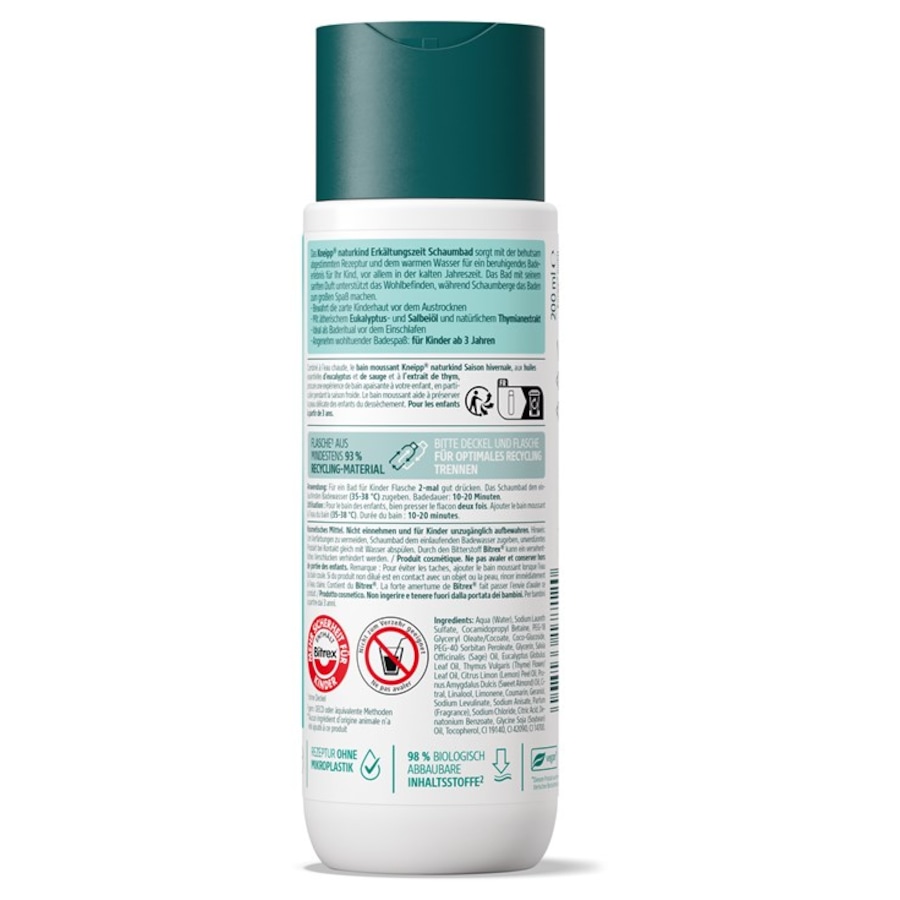 Sprudelbäder Schaumbad Erkältungszeit Naturkind von Kneipp Discount Store für neue Produkte