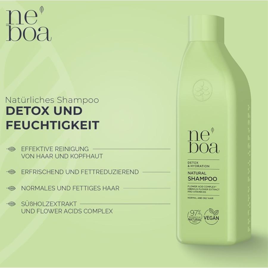 Detox & Hydration Natural Shampoo Normal & Oily Hair von Neboa Valentinstagsangebot