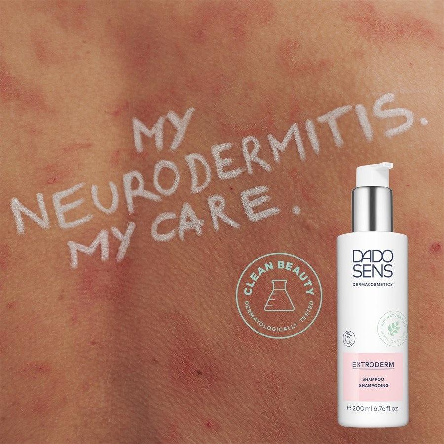 EXTRODERM SHAMPOO - bei trockener Haut und Neurodermitis von DADO SENS Begrenzte Freigabe