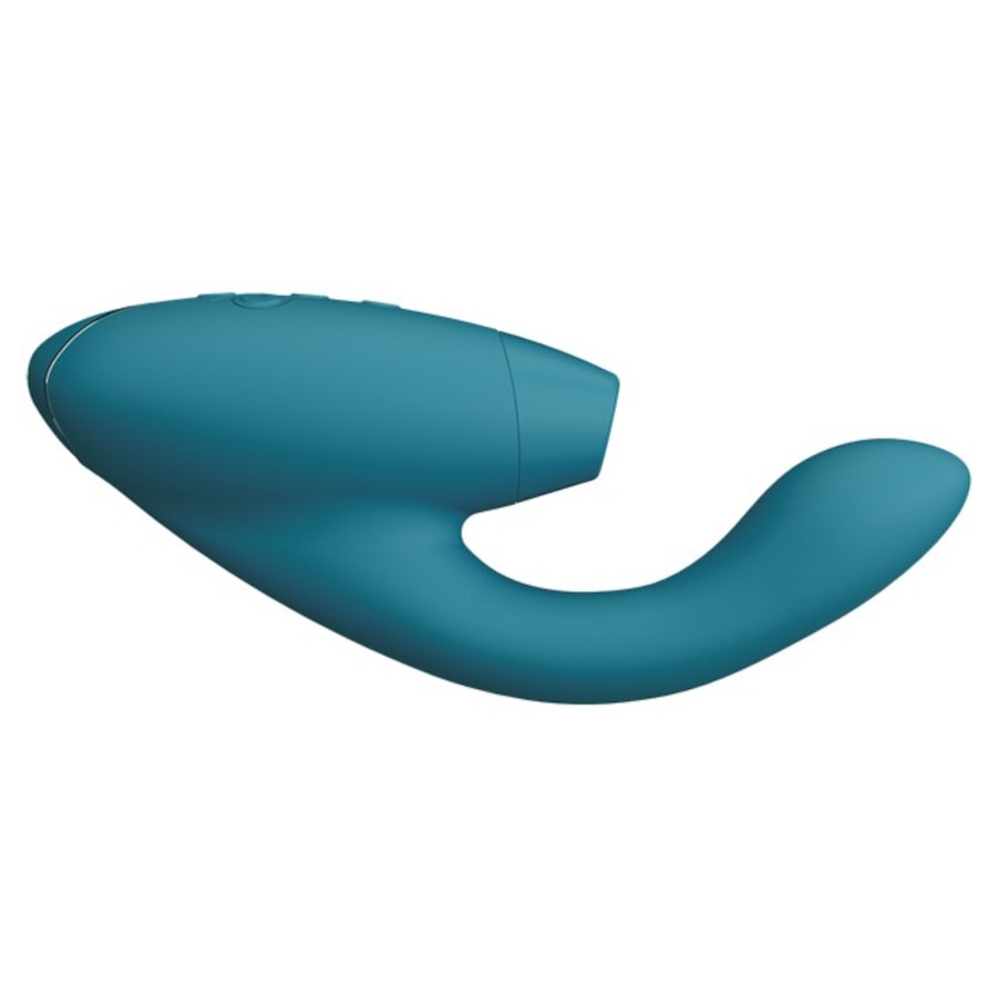Duo 2 Luxuriöser Dual Stimulator mit Pleasure Air Technologie für die Klitoris und Vibration für den G-Punkt Petrol von Womanizer Online