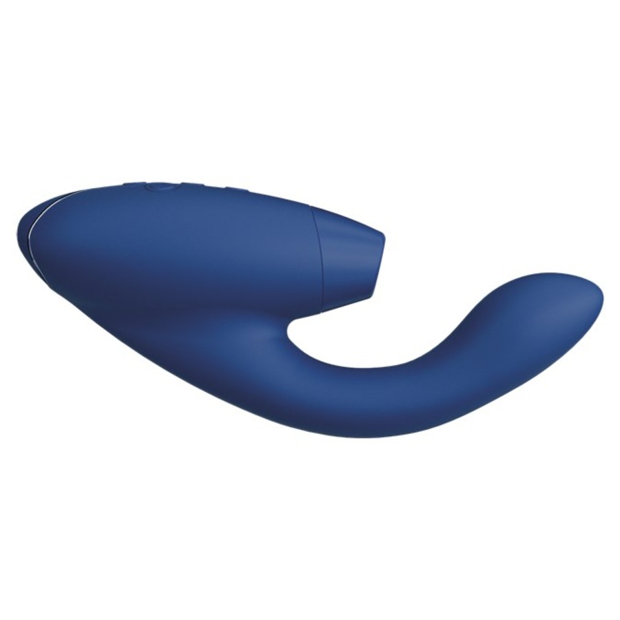 Duo 2 Luxuriöser Dual Stimulator Mit Pleasure Air Technologie Für Die Klitoris Und Vibration Für Den G-Punkt Blueberry von Womanizer Outlet