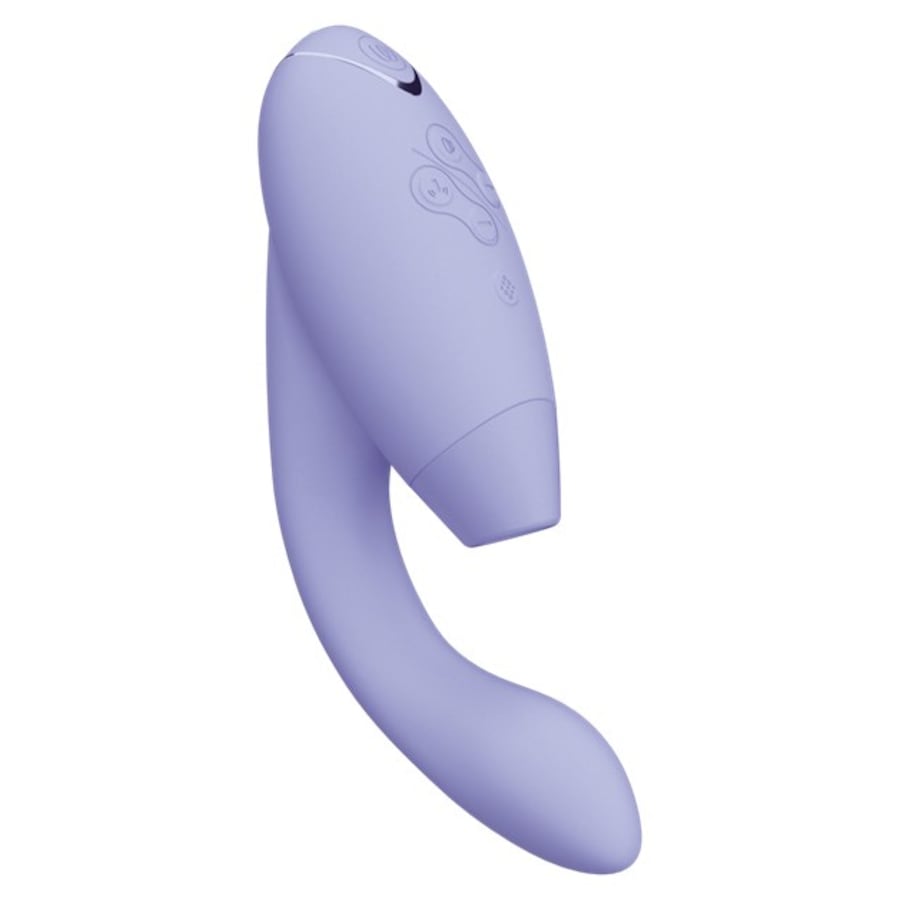 Duo 2 Luxuriöser Dual Stimulator Mit Pleasure Air Technologie Für Die Klitoris Und Vibration Für Den G-Punkt Lilac von Womanizer Auslauf
